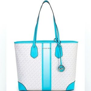 NWOT Michael Kors Turquoise Ombré tote bag (RARE)